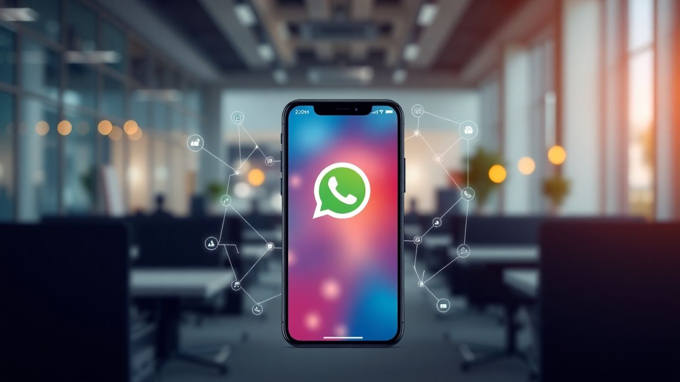 WhatsApp AI chatbot interface on a smartphone.