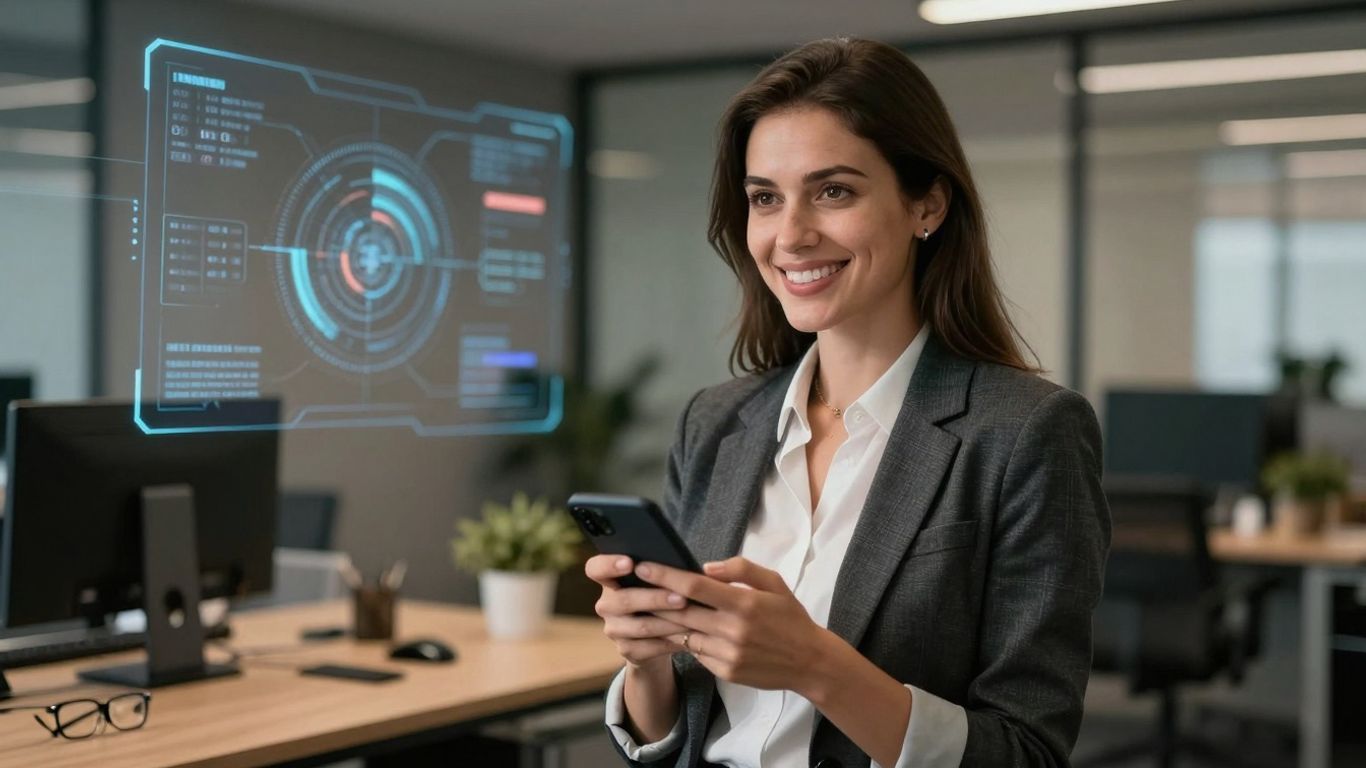 Virtual receptionist system boosting small business productivity and sales.