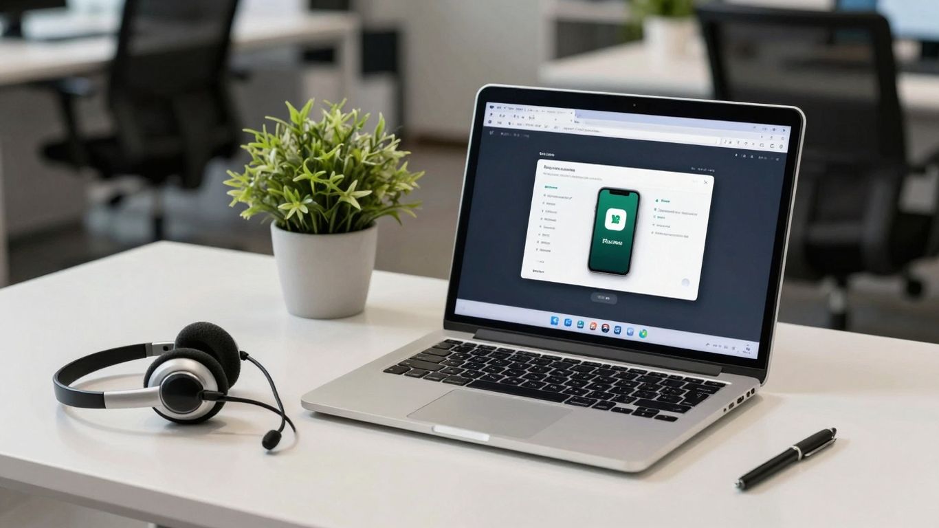 Zoom Phone Auto Receptionist and IVR setup interface on a laptop.