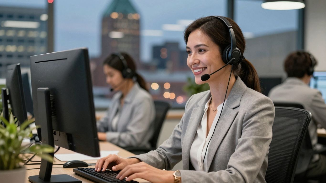 Virtual receptionist in Manitoba office