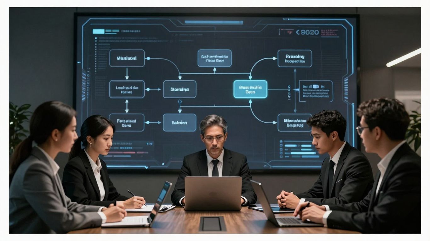 AI call routing interface in a law office.