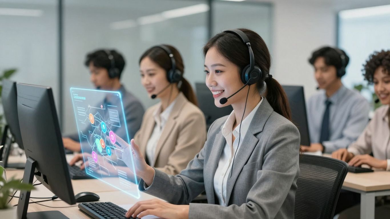 AI voice agent call routing by zip code