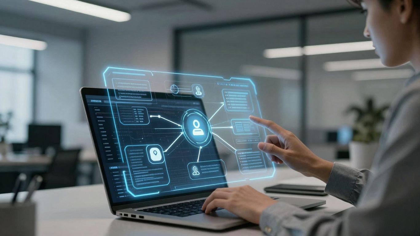 AI call routing software interface