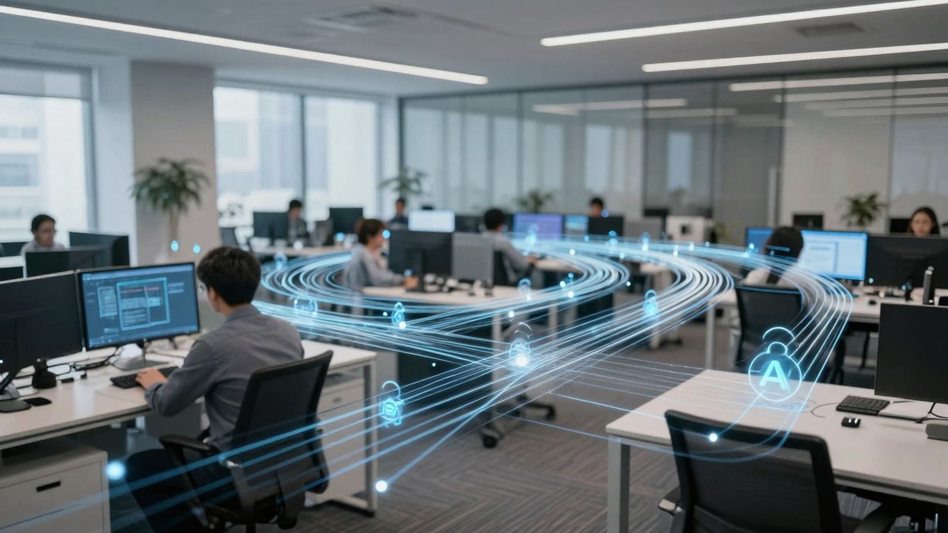 AI call routing system interface with active time controls.
