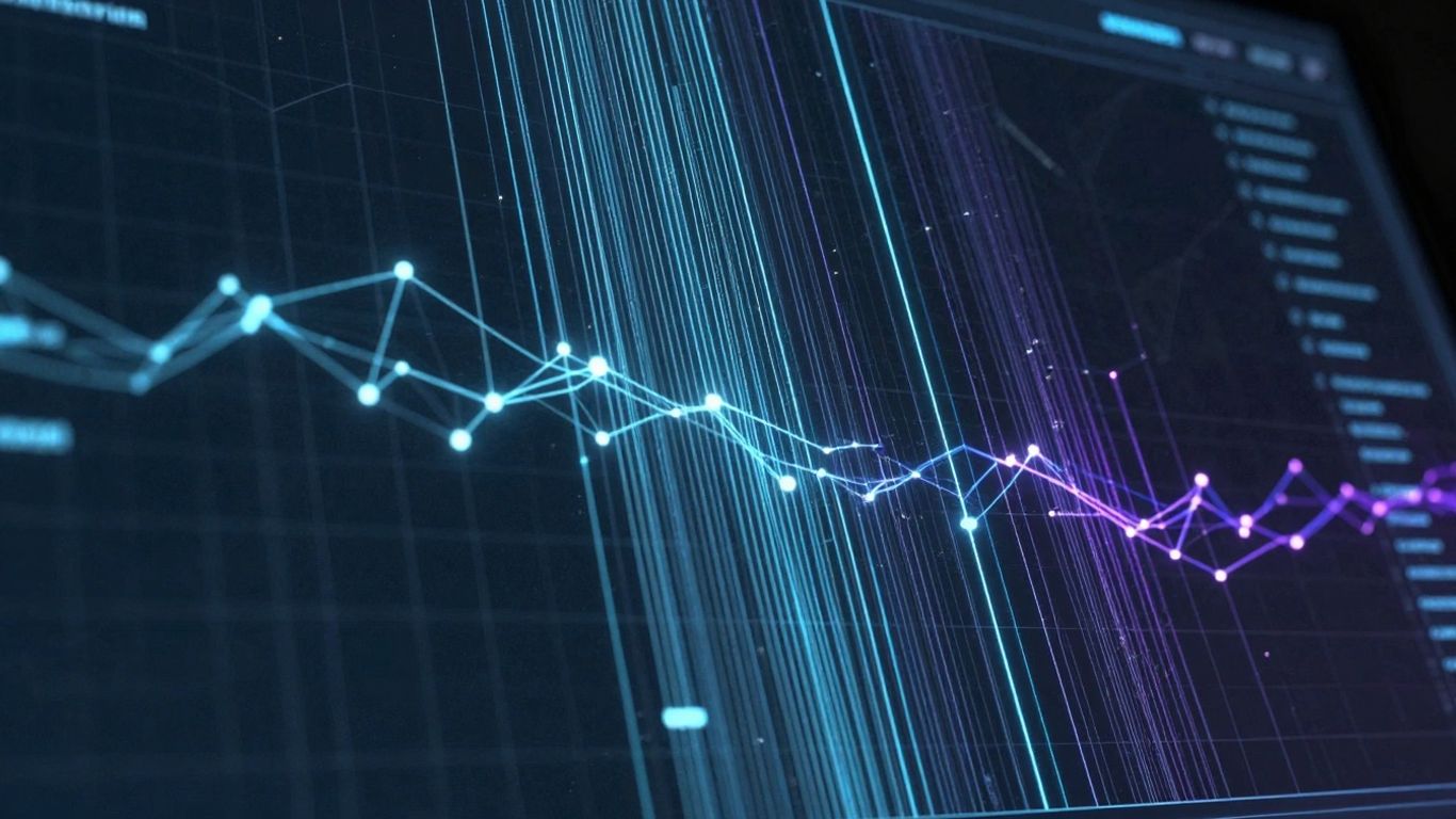 GenFuse AI logo with abstract data streams.