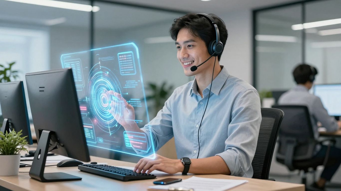 Zendesk AI customer support interface with agent.