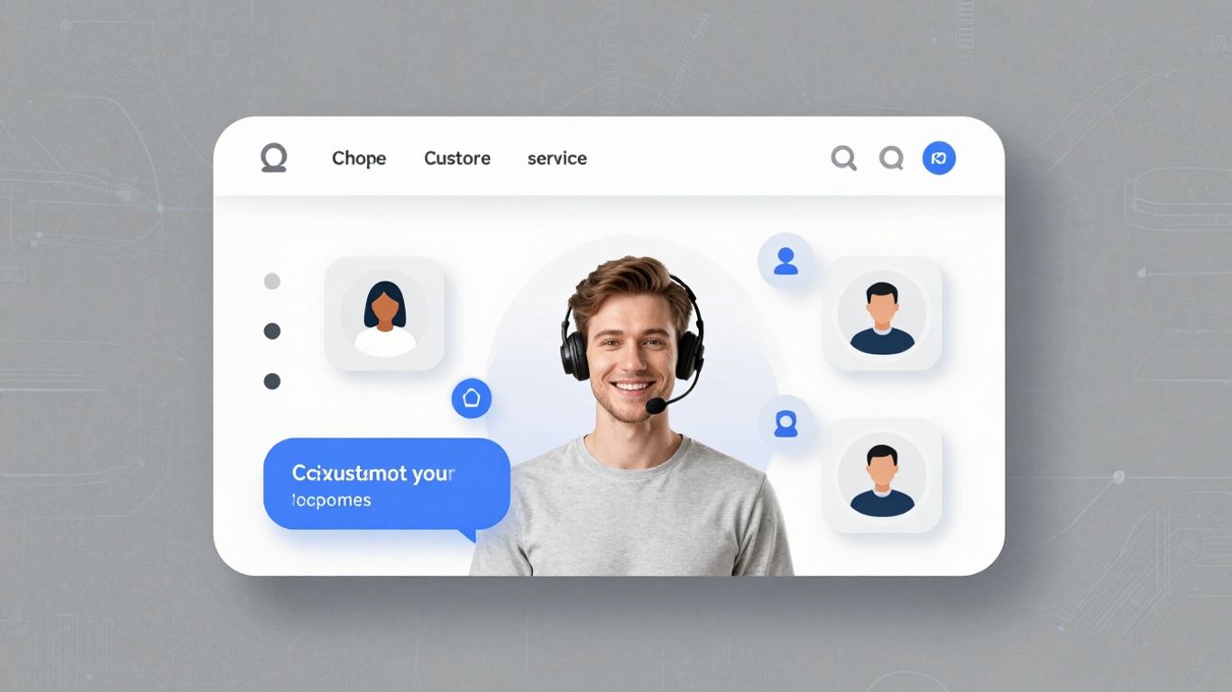 Tidio Lyro AI chatbot assisting customers with support icons.