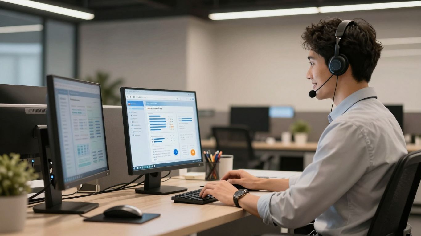 Freshworks AI customer support software interface