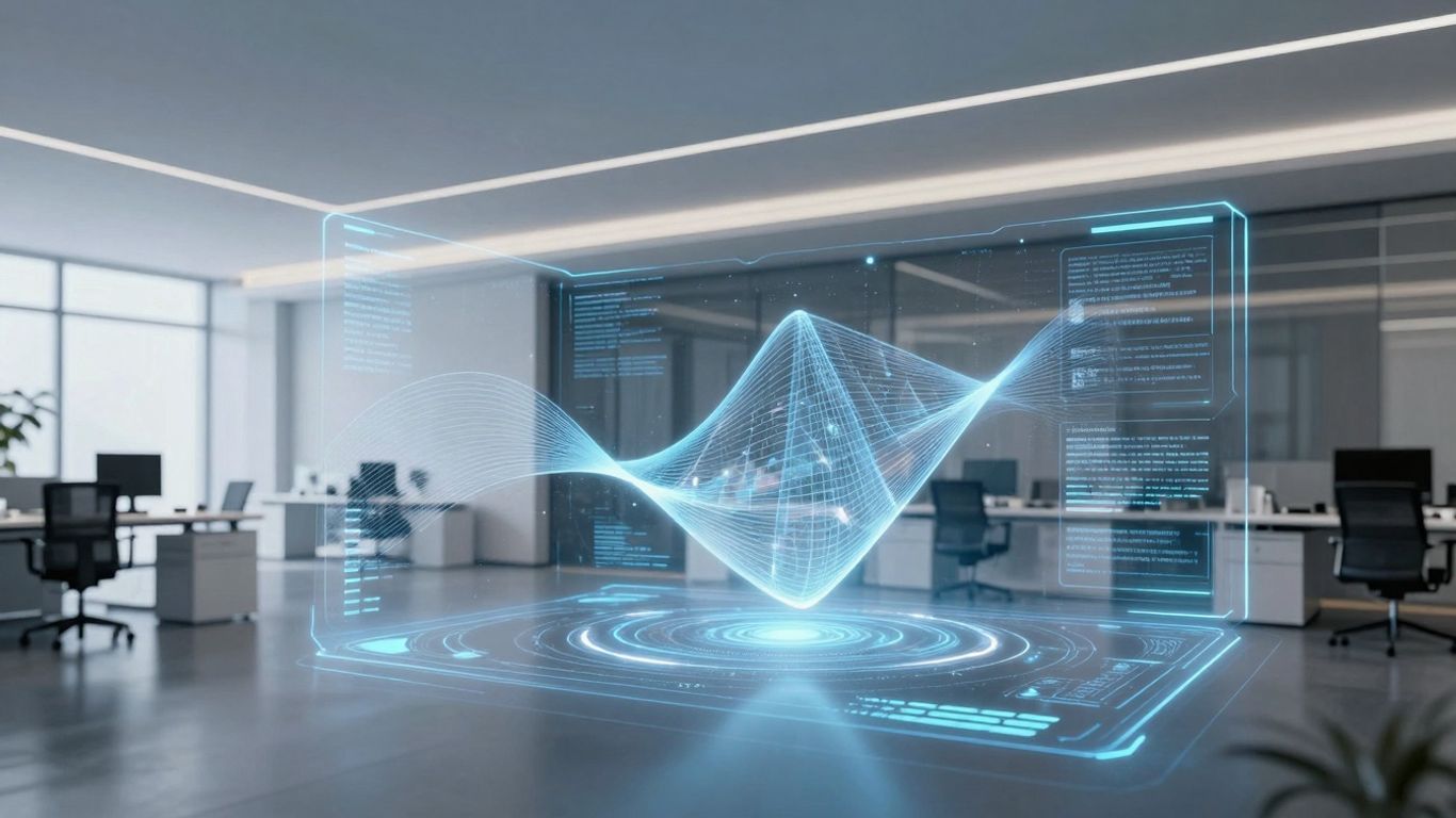 AI automation enhancing user experience with data visualization.