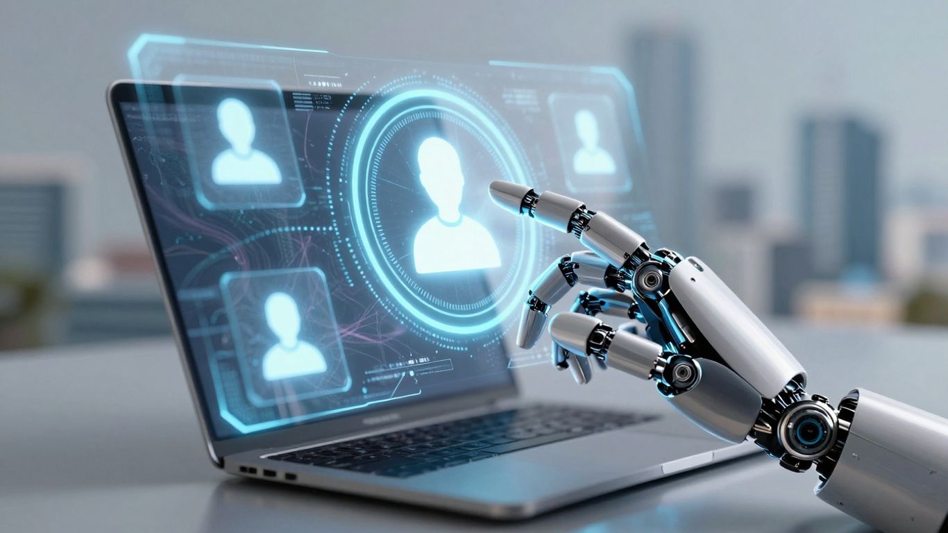 Rezo AI logo with futuristic customer support interface.