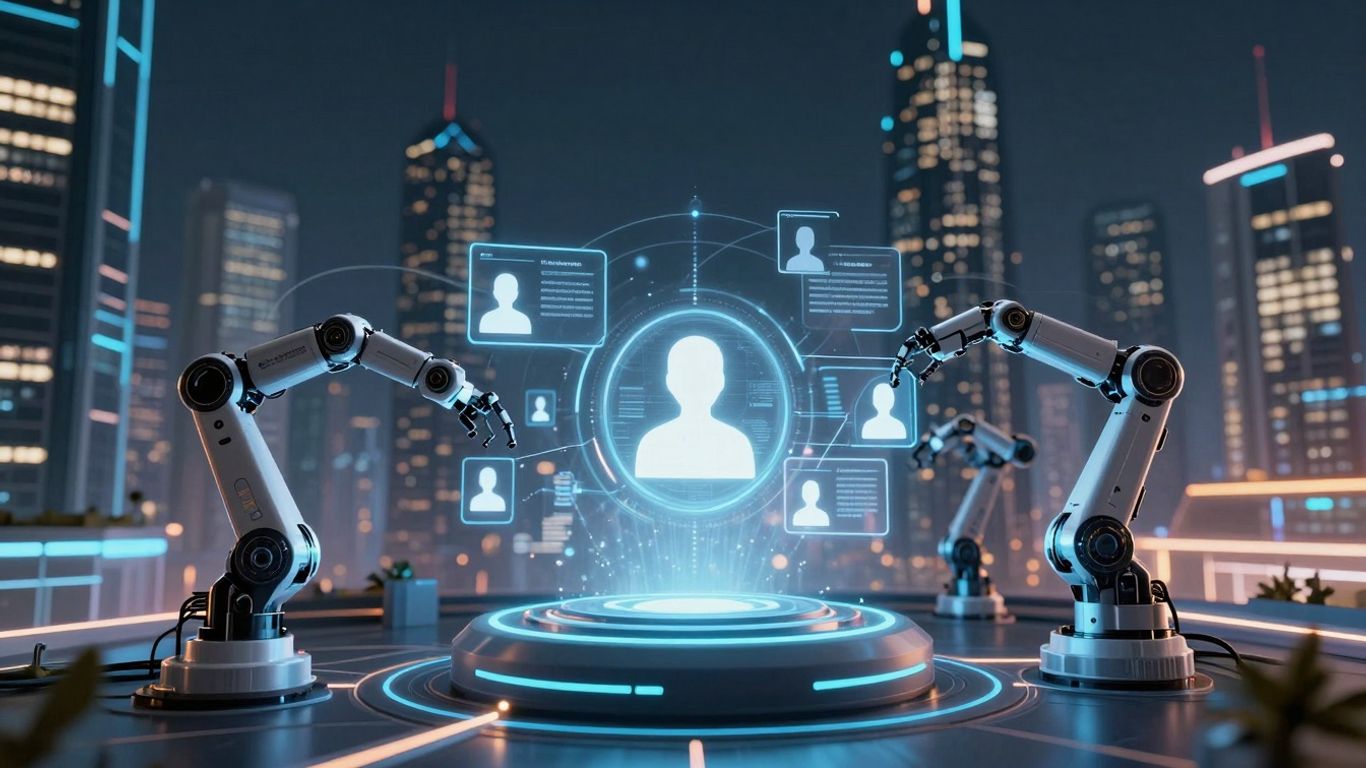 Automated customer service with AI and CRM.