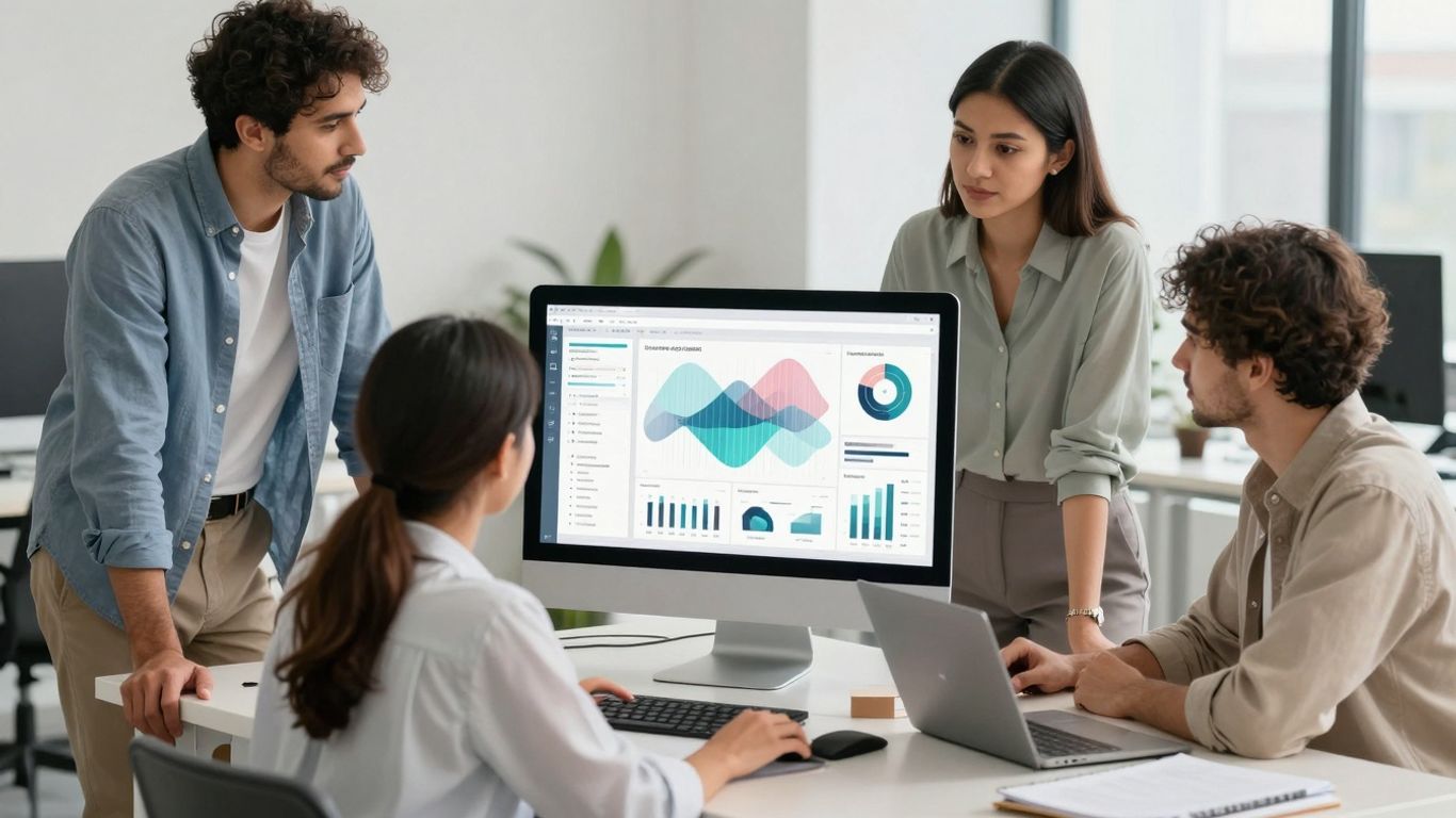 HubSpot Service Hub interface on a computer screen.