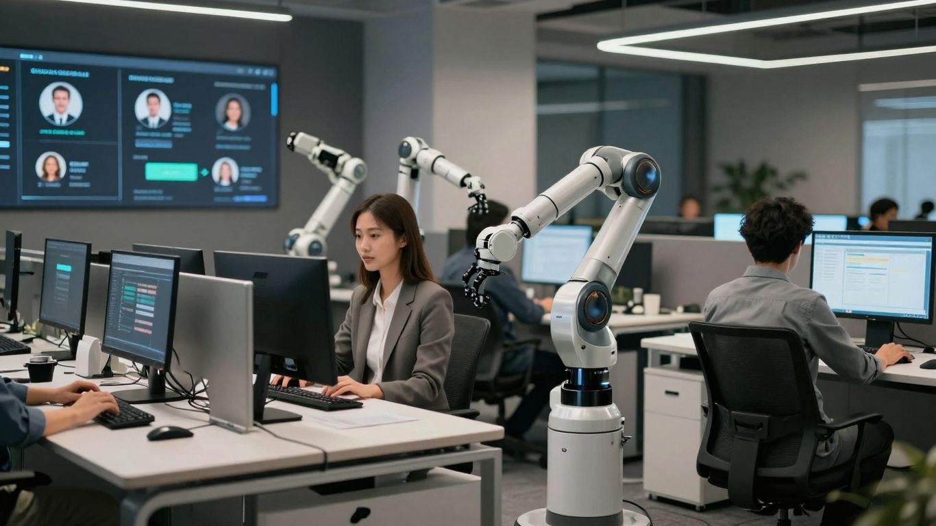 Salesforce Service Cloud interface with AI assistance.