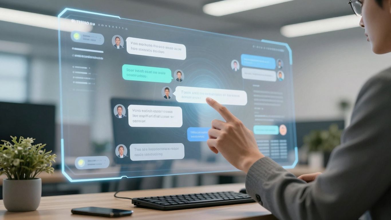 AI automating customer support in Microsoft Teams.