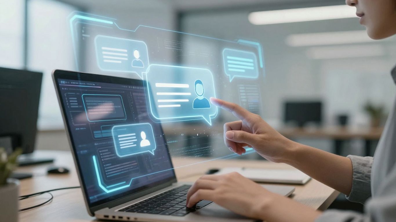 AI automating customer support in Microsoft Teams.