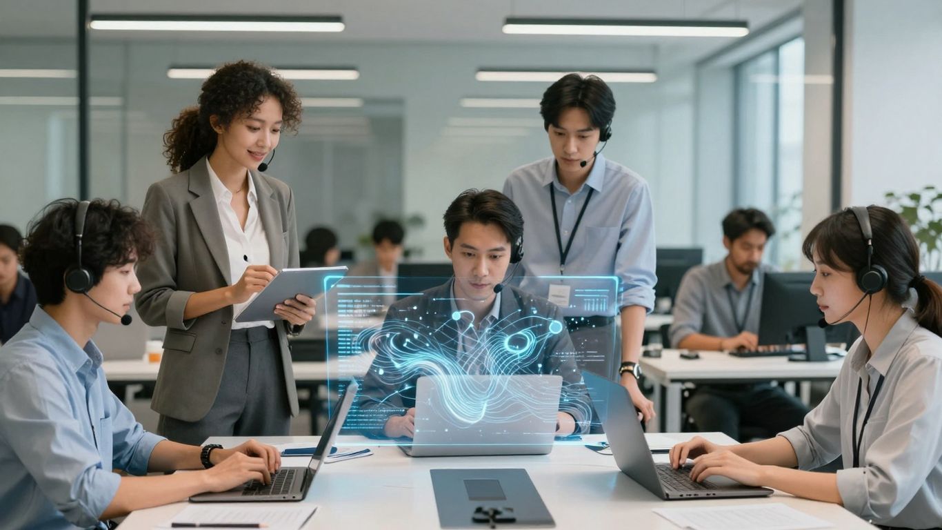 AI customer support automation tools interface