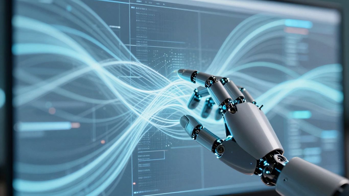 AI automation in customer support interface.