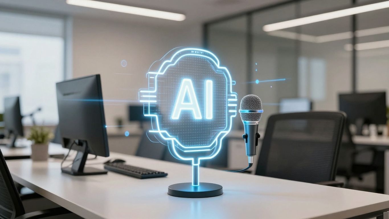 AI technology enhancing voice support with Synthflow AI.