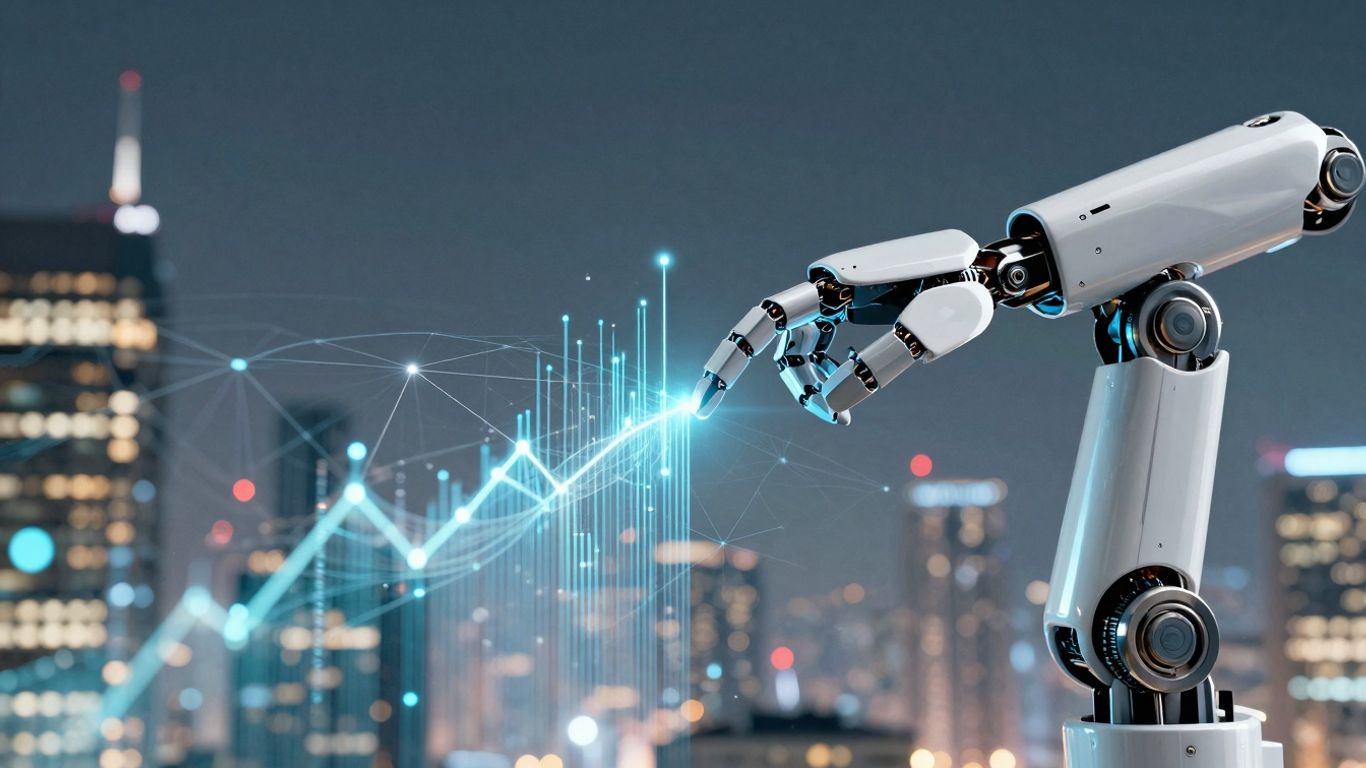 AI transforming business with automated customer support and analytics.