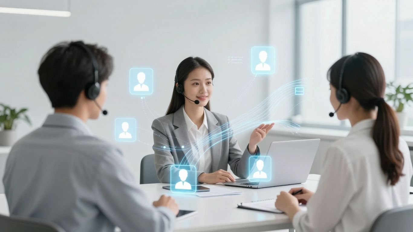 AI customer support automation tools interface