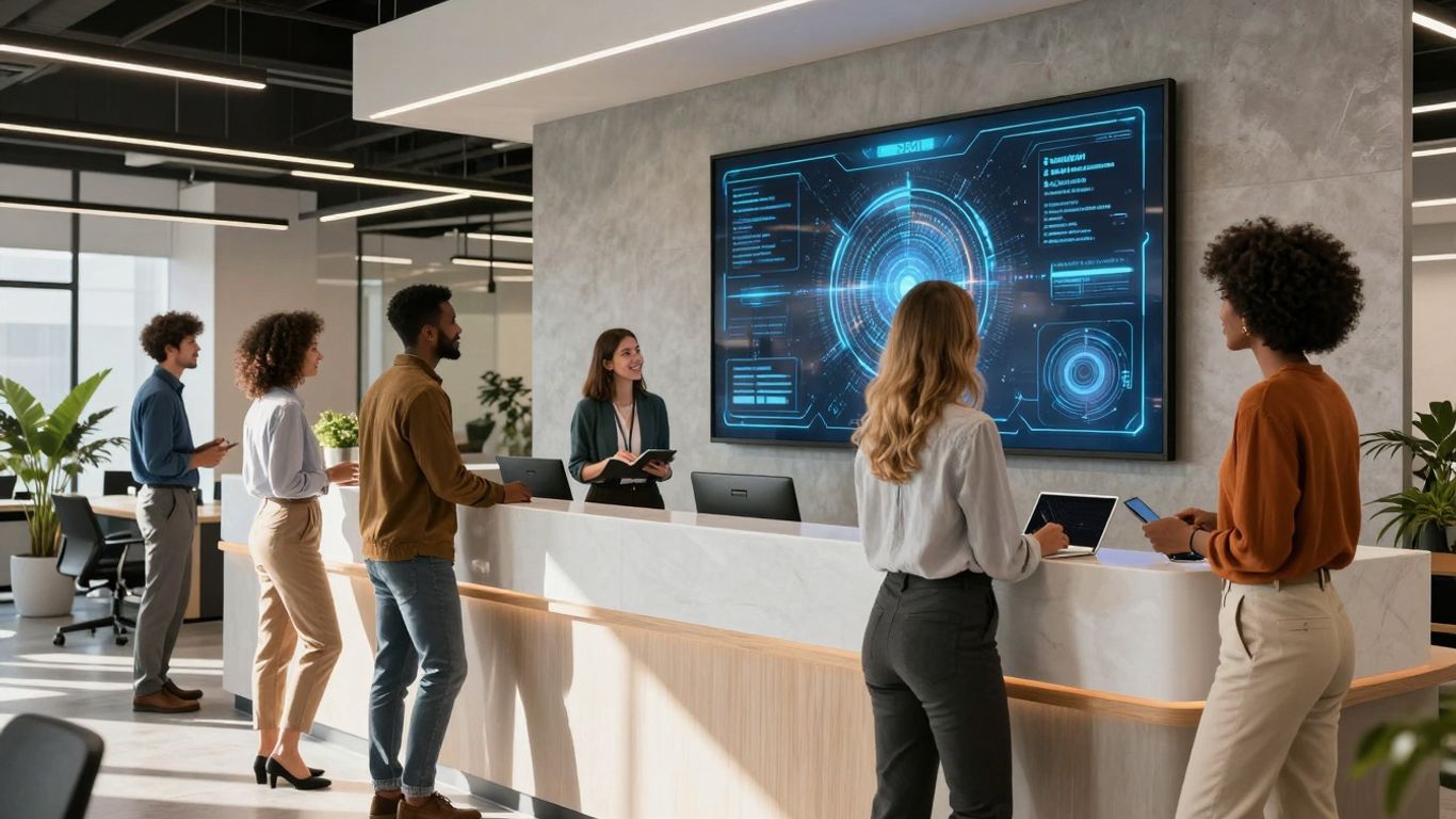 AI receptionist in Orange County business