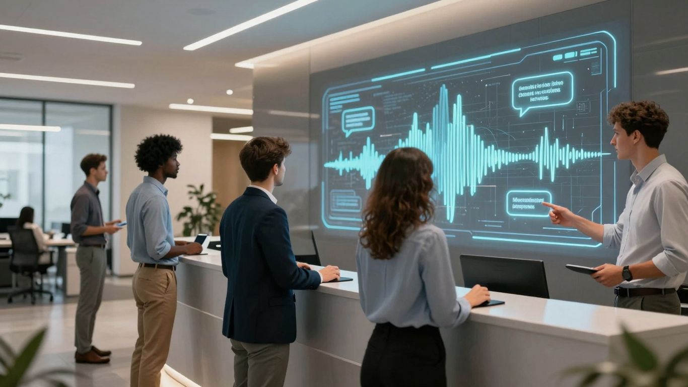 AI receptionist connecting people globally