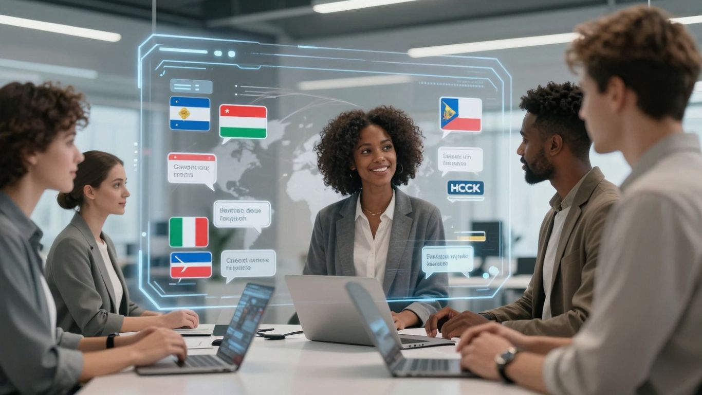 AI receptionist connecting people globally