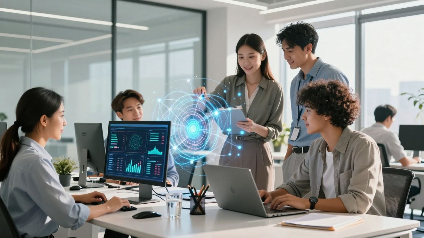 AI lead management software enhancing business growth.