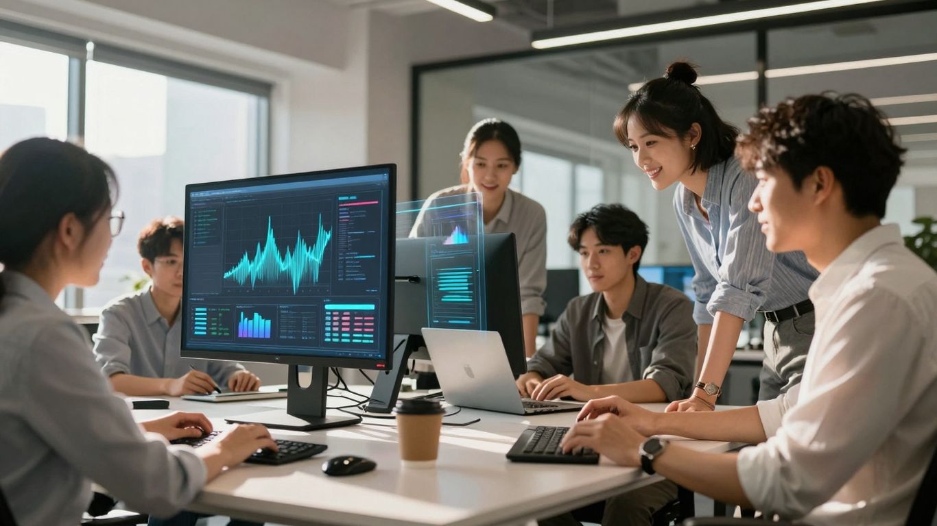 AI enhancing business sales and lead management efficiency.