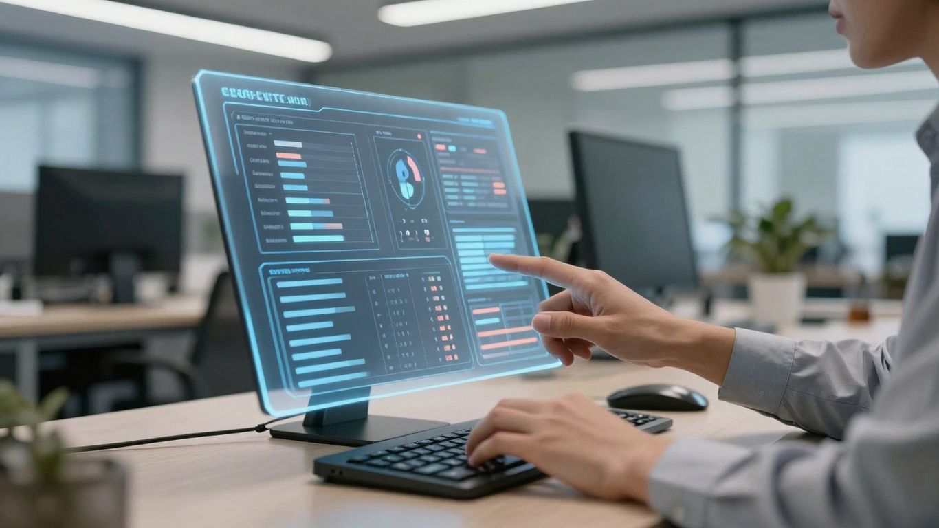 AI interface for real estate lead management.