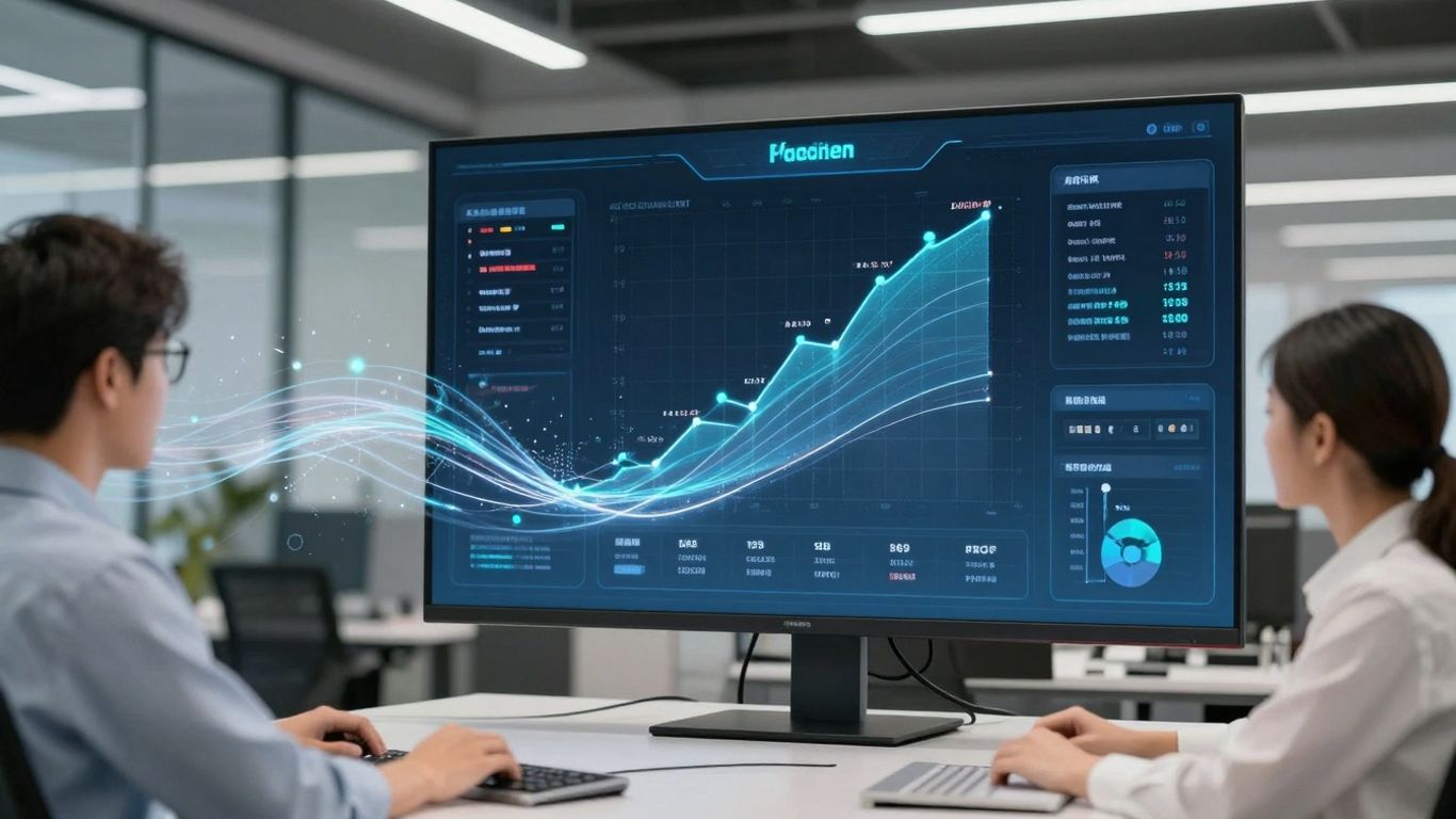 AI lead management scheduler interface with sales pipeline