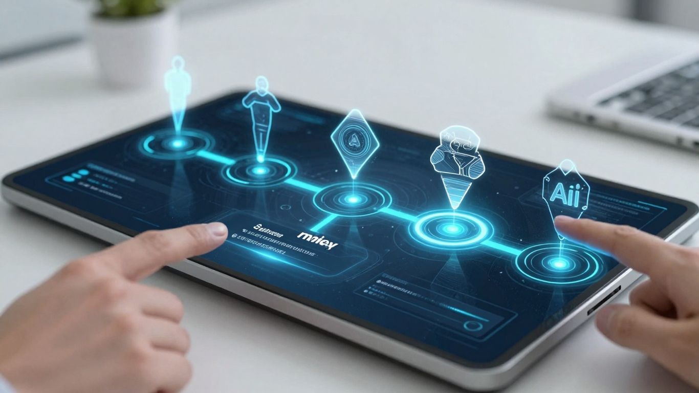 AI sales coach guiding a dynamic sales pipeline.