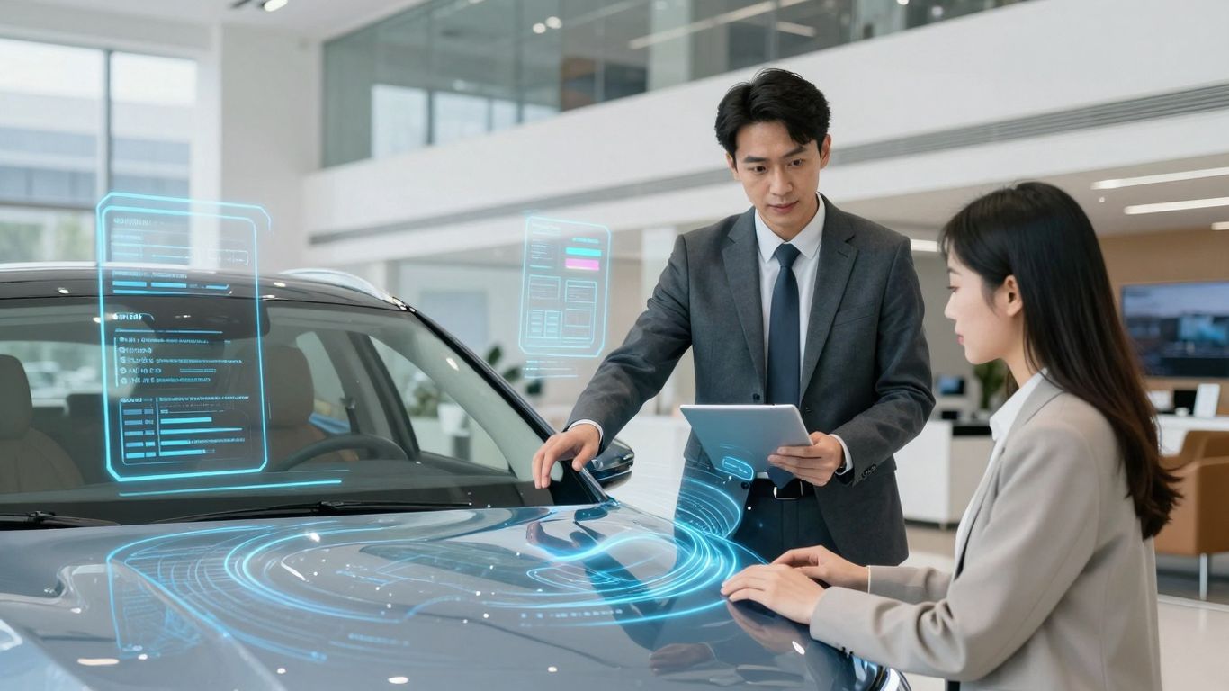 AI enhancing car dealership lead management and customer engagement.
