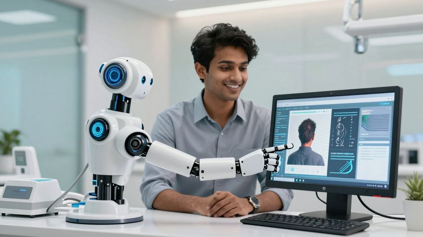 AI dental receptionist software interface