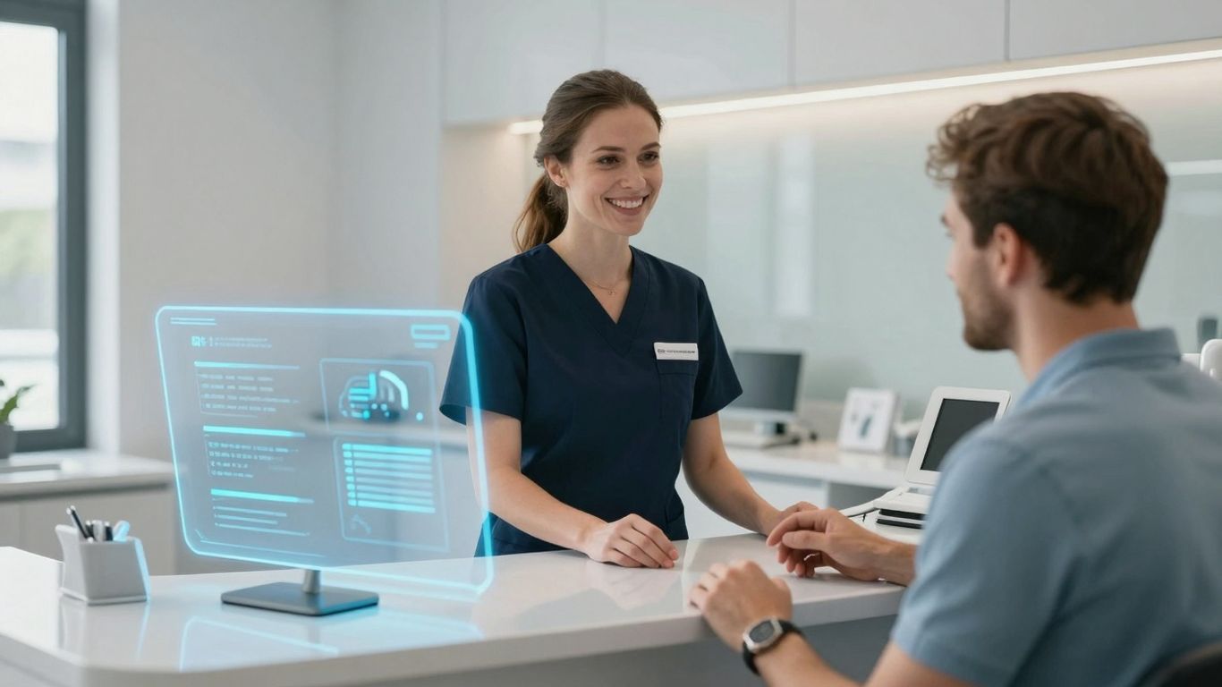 Dental AI receptionist and patient interaction