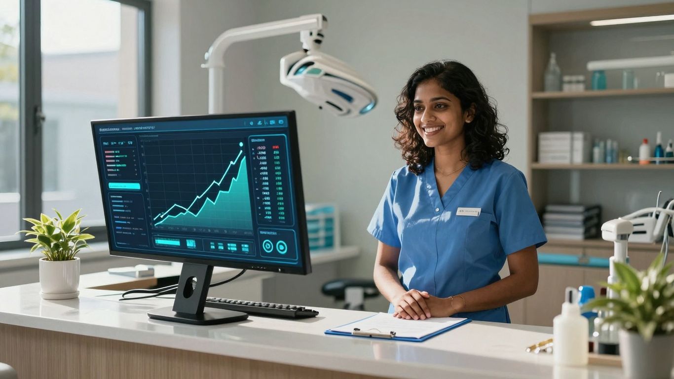 Dental AI receptionist ROI calculator concept