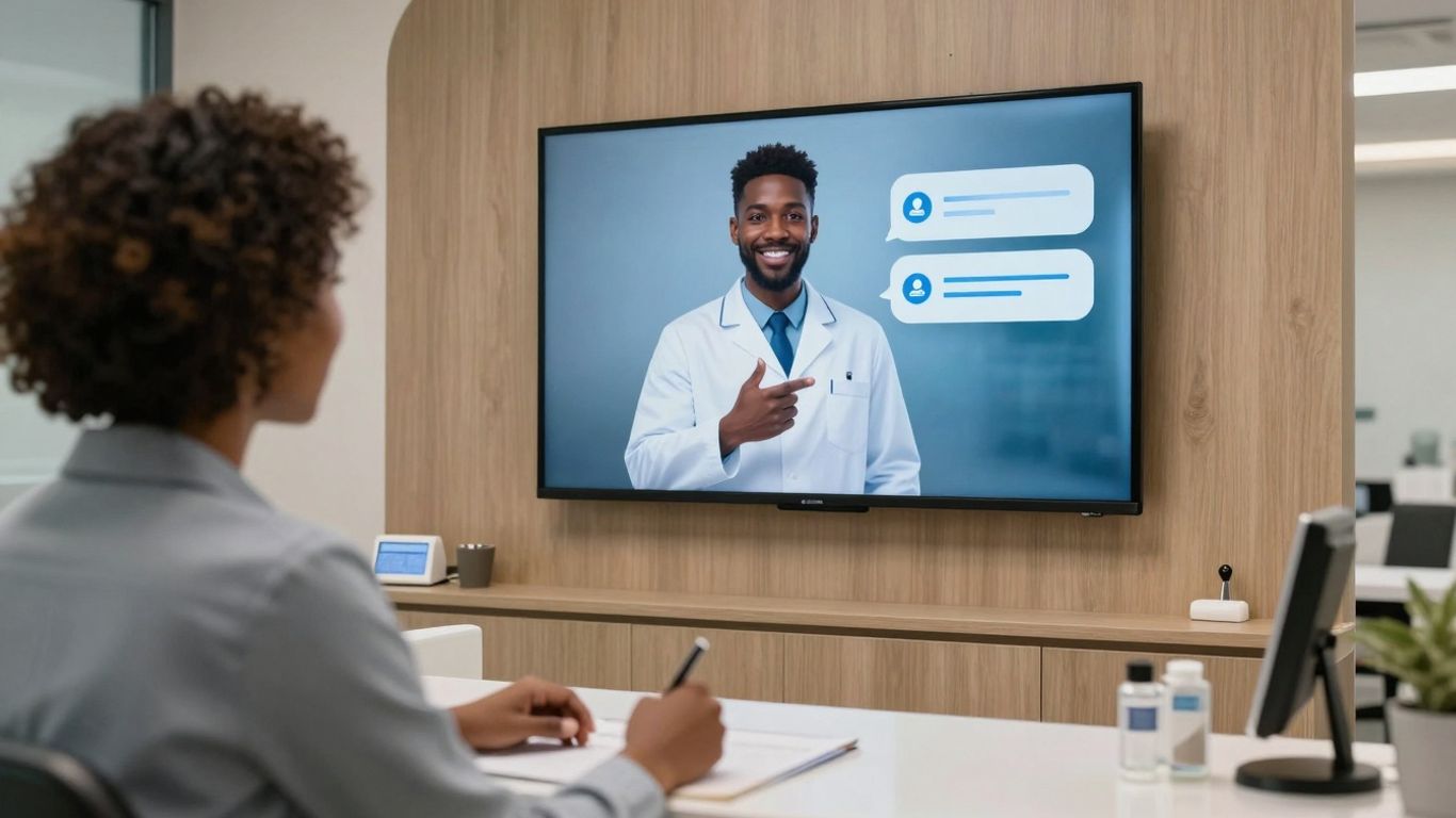 AI receptionist managing dental office voicemails