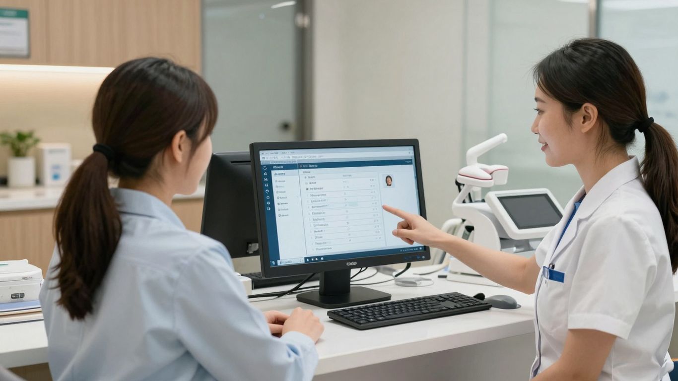 Dental AI receptionist demo interface