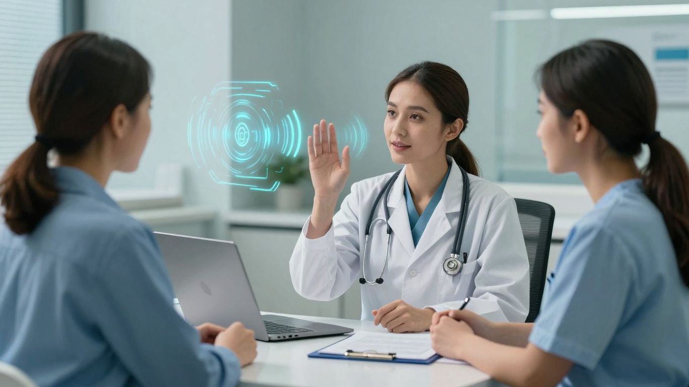 HIPAA compliant voice AI tools for healthcare communication.