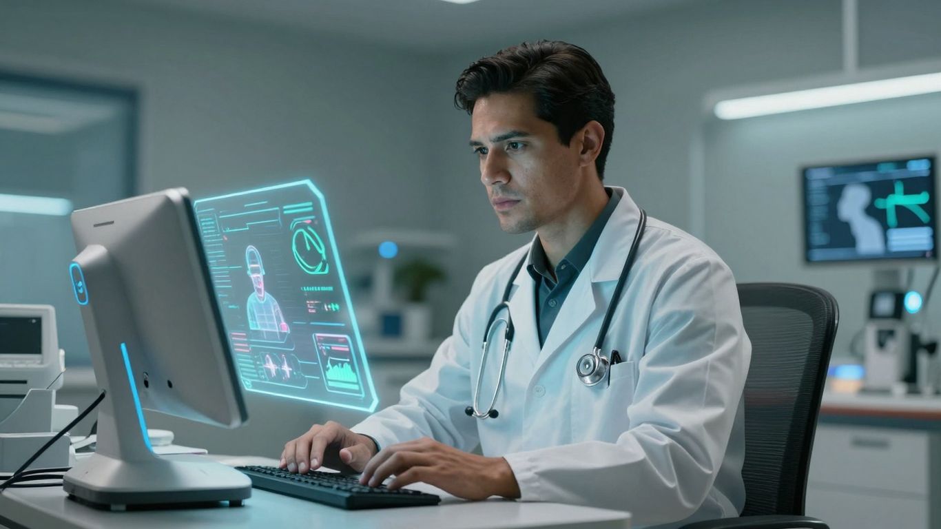 AI voice agent in a healthcare setting