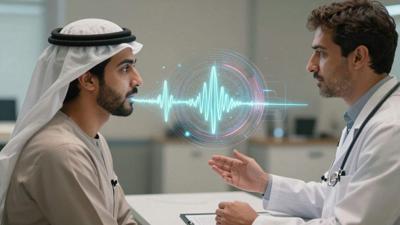 AI and voice biometrics transforming patient care in healthcare.