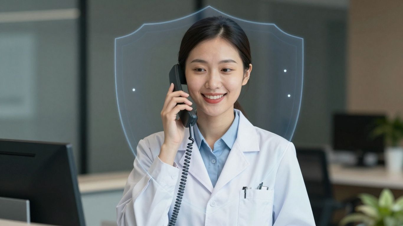 Medical answering service security and compliance