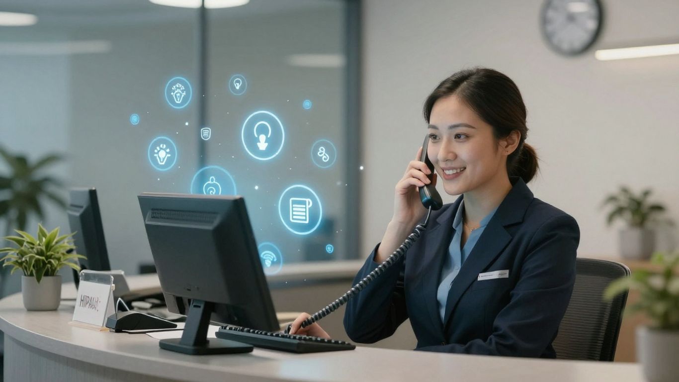 HIPAA compliant phone answering service for medical practices.