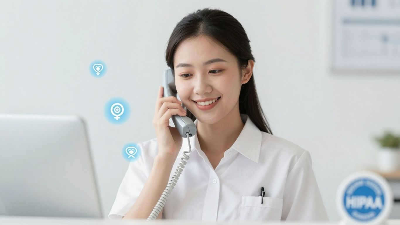 HIPAA compliant call answering service for medical practices.