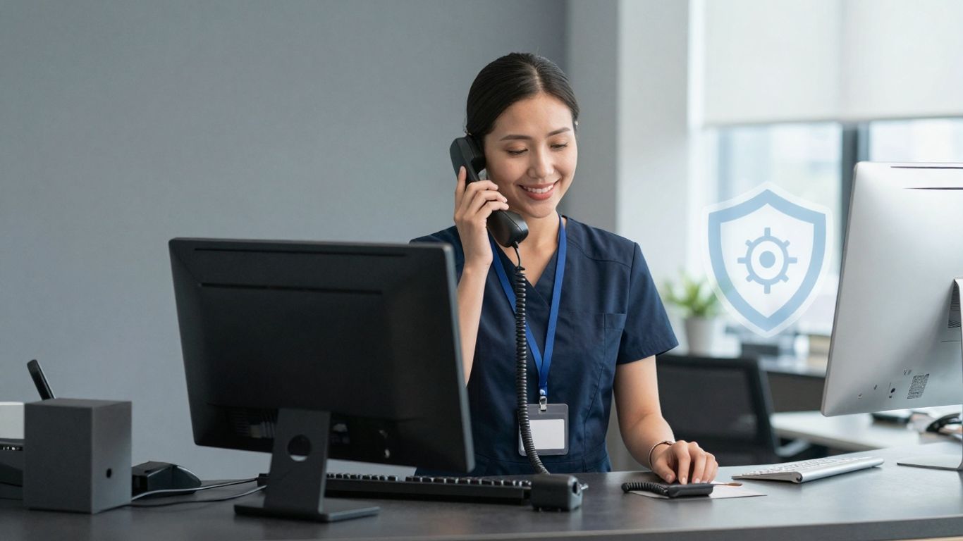 HIPAA compliant phone answering service security
