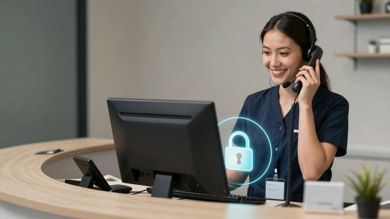 HIPAA compliant answering service secure communication