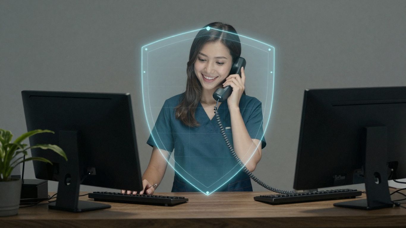 HIPAA compliant medical answering service security