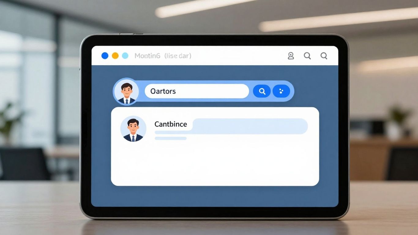 Chatbot assisting with commercial real estate property viewings.