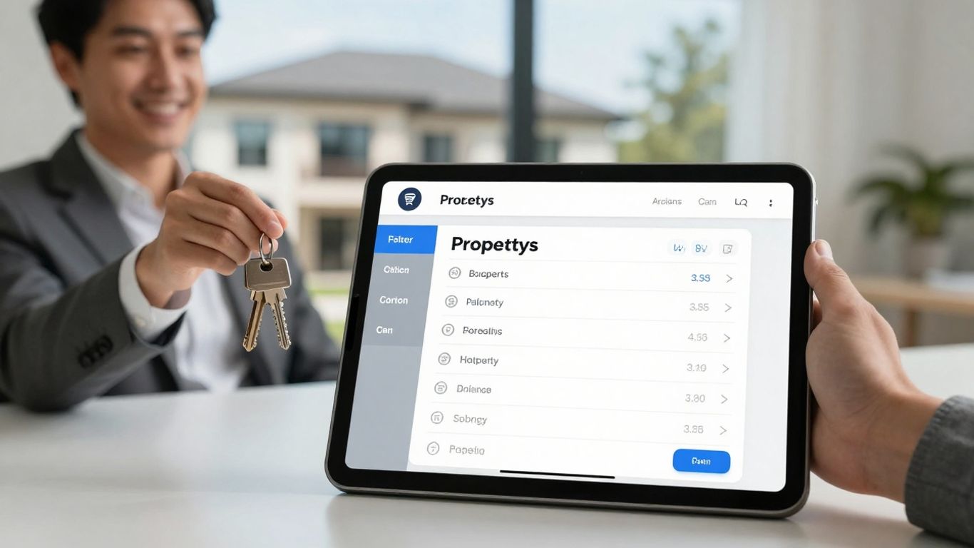 Chatbot assisting with real estate property showings and virtual tours.