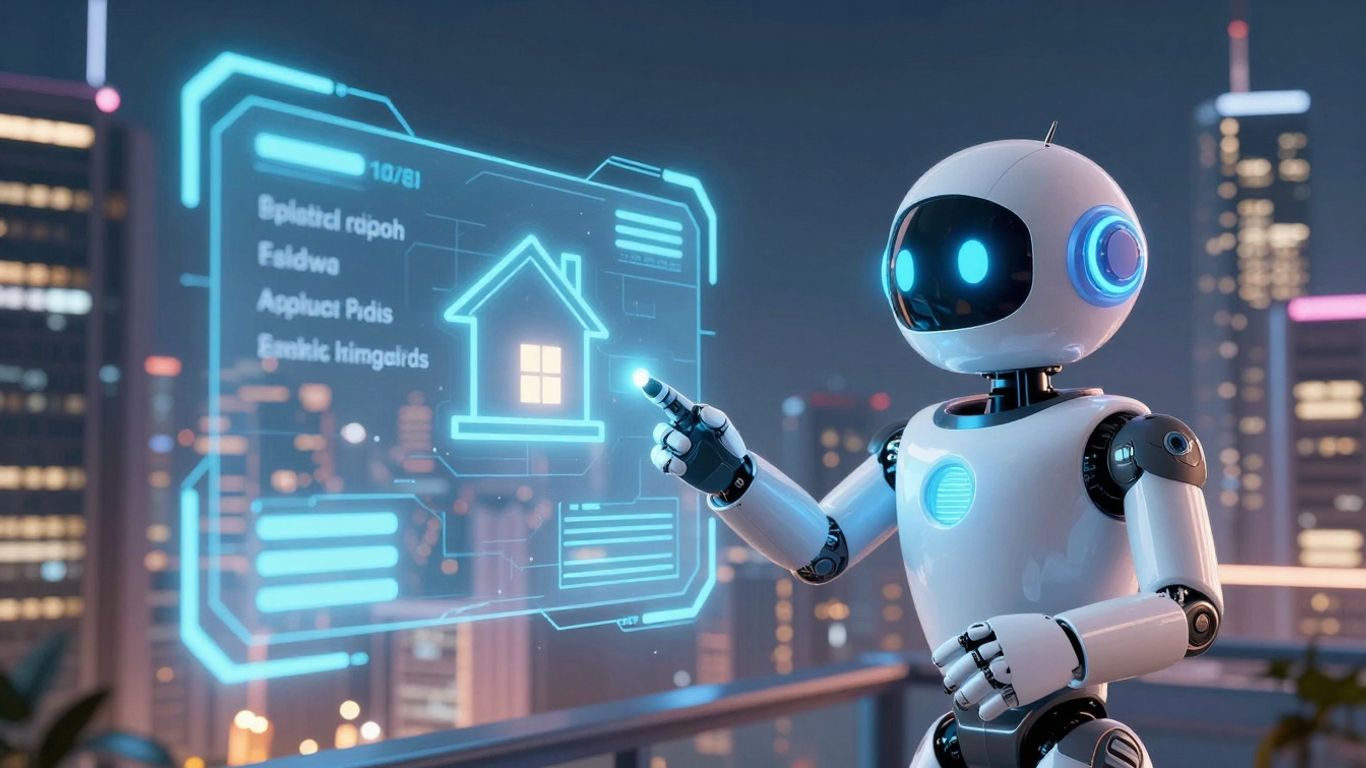 Chatbot interacting with real estate property listing